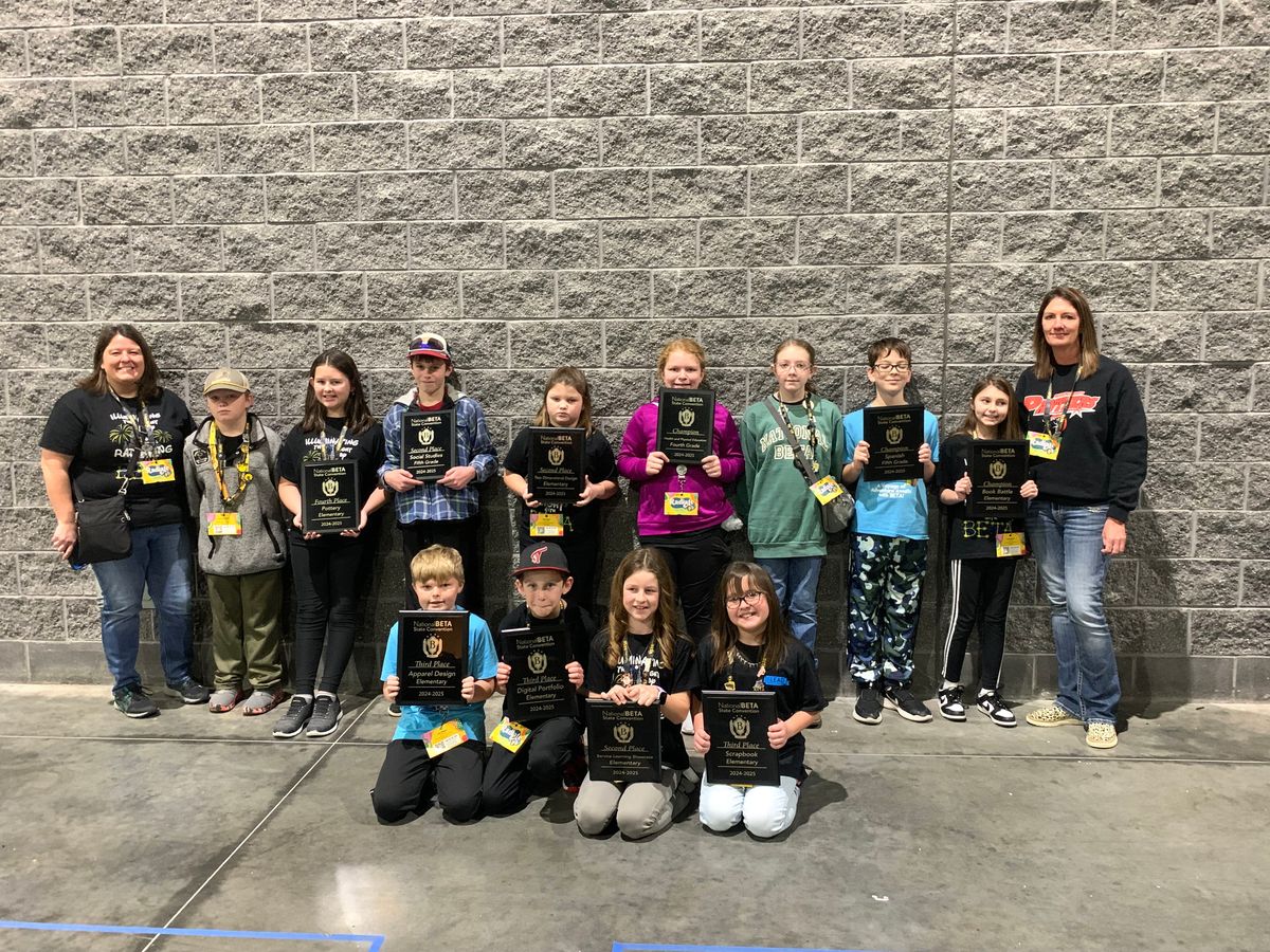 Meadow Heights Elementary Beta Club members participate in state compe...