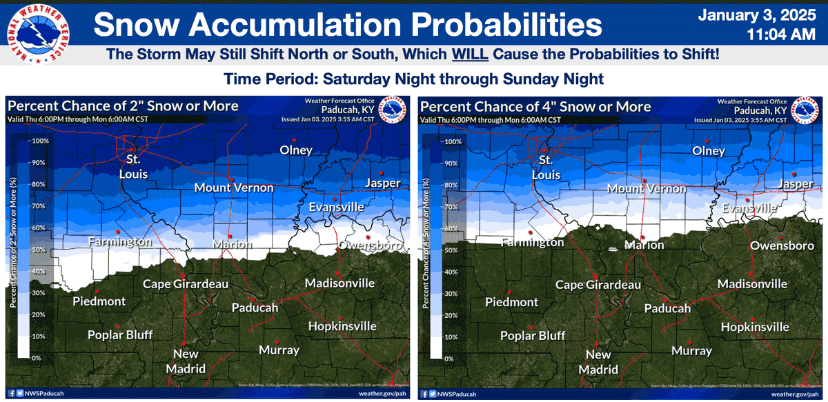NWS Paducah provides update on winter system