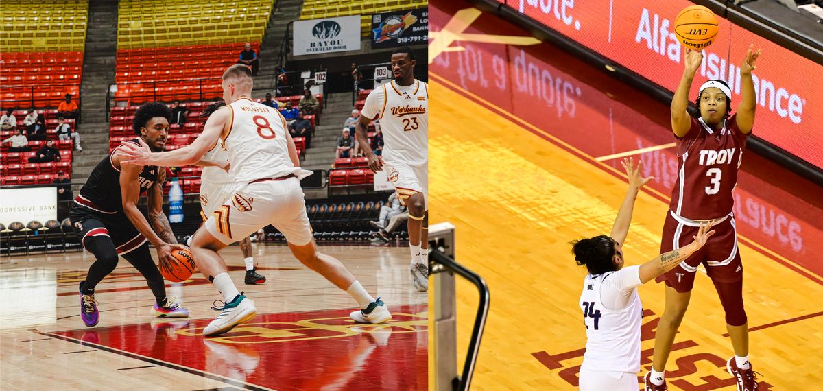 Troy Men, Women gear up for key weekend conference clashes Troy men’s and women’s basketball each sit in first-place ties after midweek wins, entering a crucial weekend that could secure top-two Sun Belt seeds and semifinal byes.