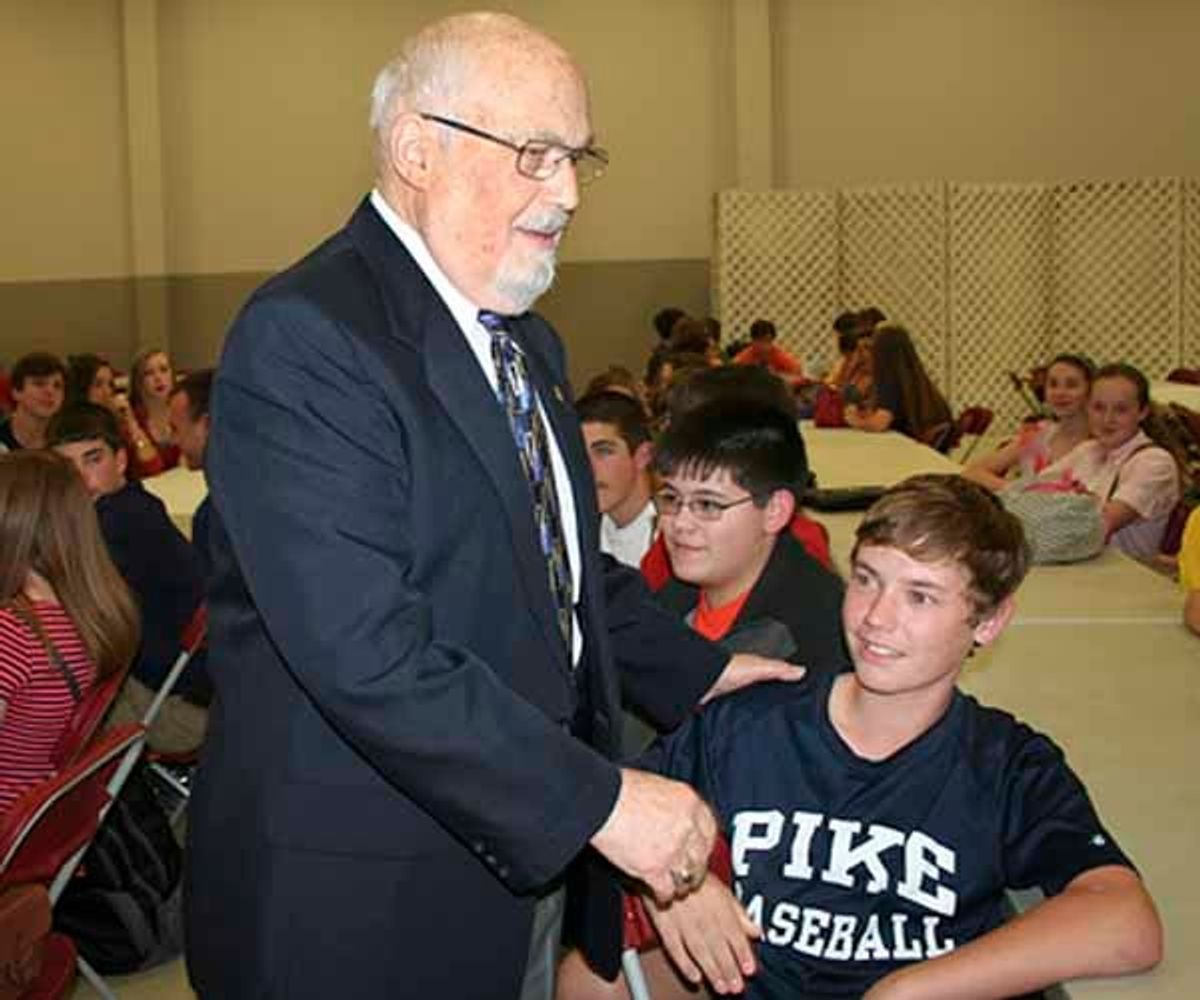 Holocaust survivor shares his story with PLAS students