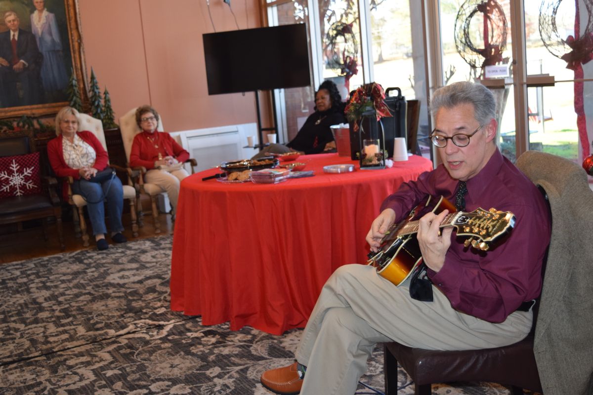 Sitting Around the Christmas Tree with Scott Michaels at the...