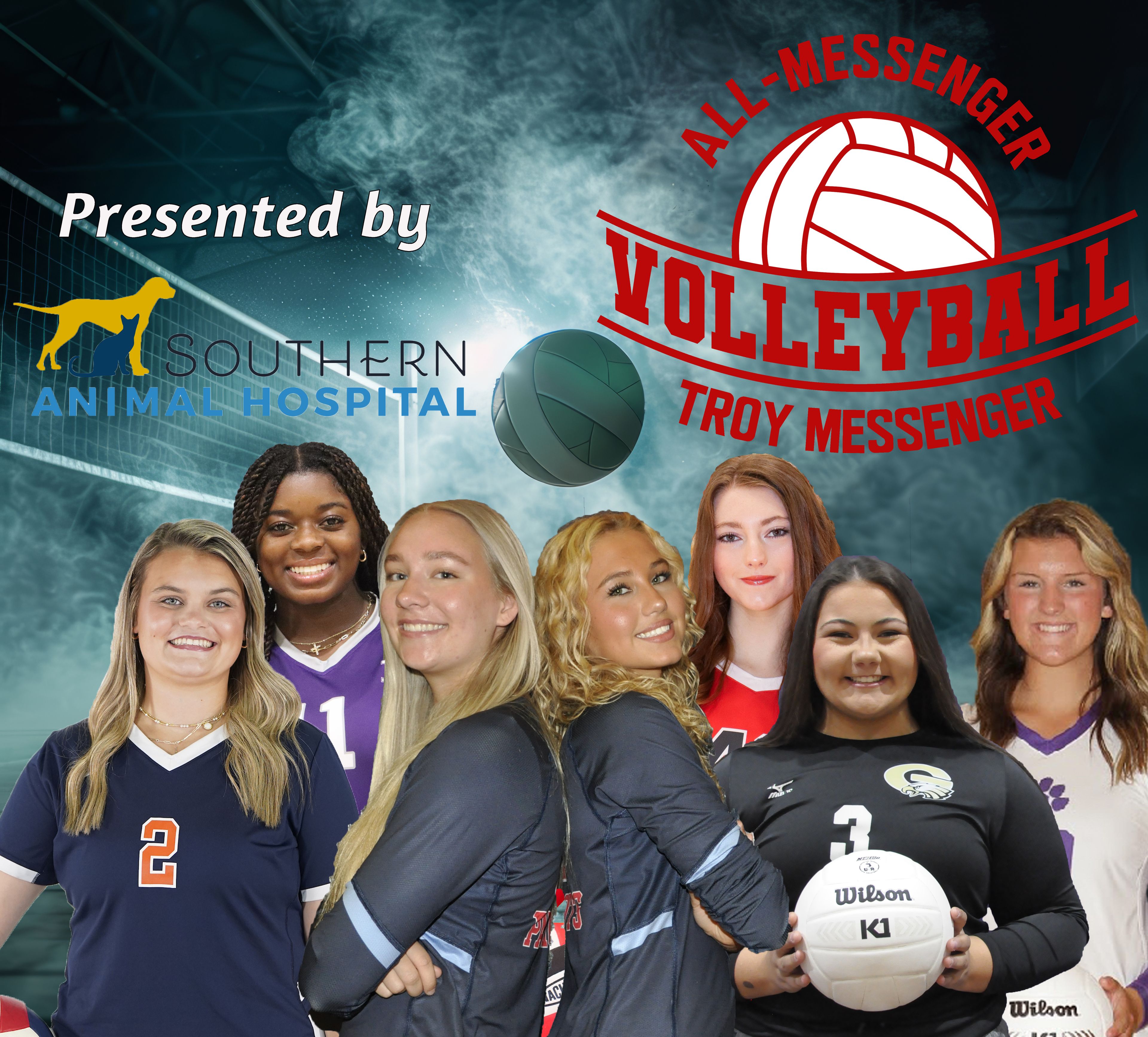 Introducing the 2025 All-Messenger Volleyball Team