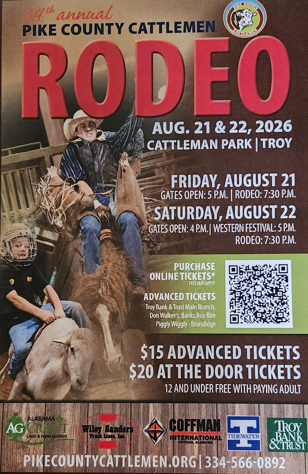 Pike County Cattlemen Rodeo returns this weekend