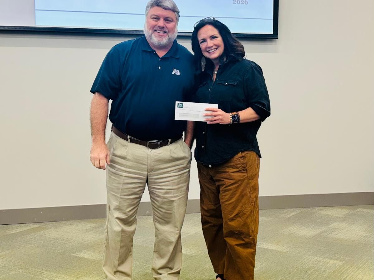 TB&T presents check to Grow Southeast Alabama