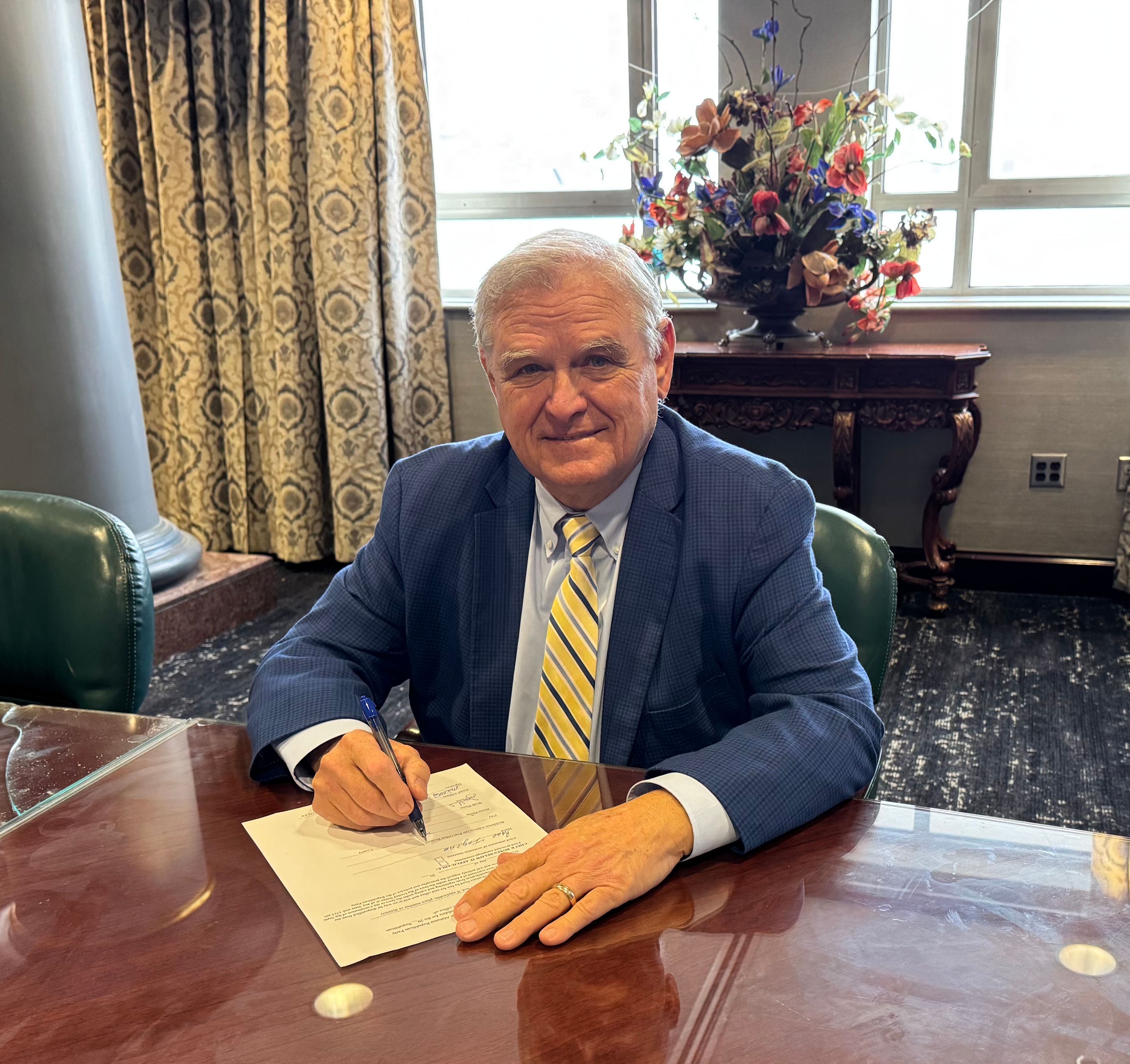 Alabama Commissioner of Agriculture and Industries Rick Pate qualifies for lieutenant governor race