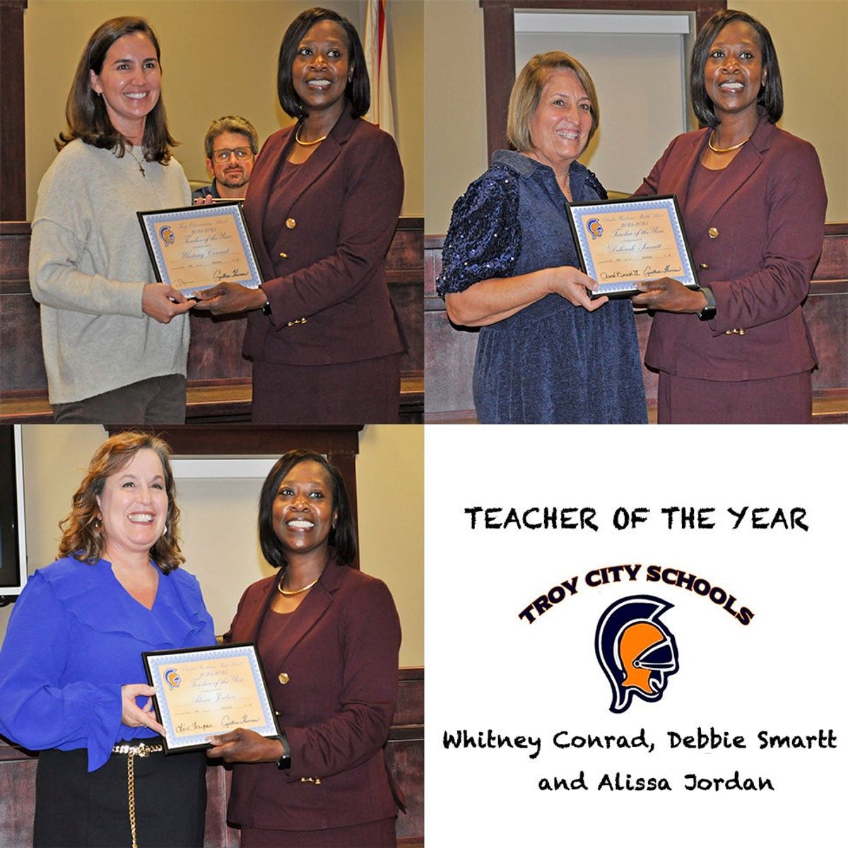 Troy City Schools Awards Teacher of the Year honors, image size:1200x1200