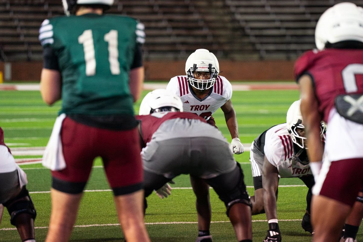 Troy begins second week of fall camp after physical Friday p...