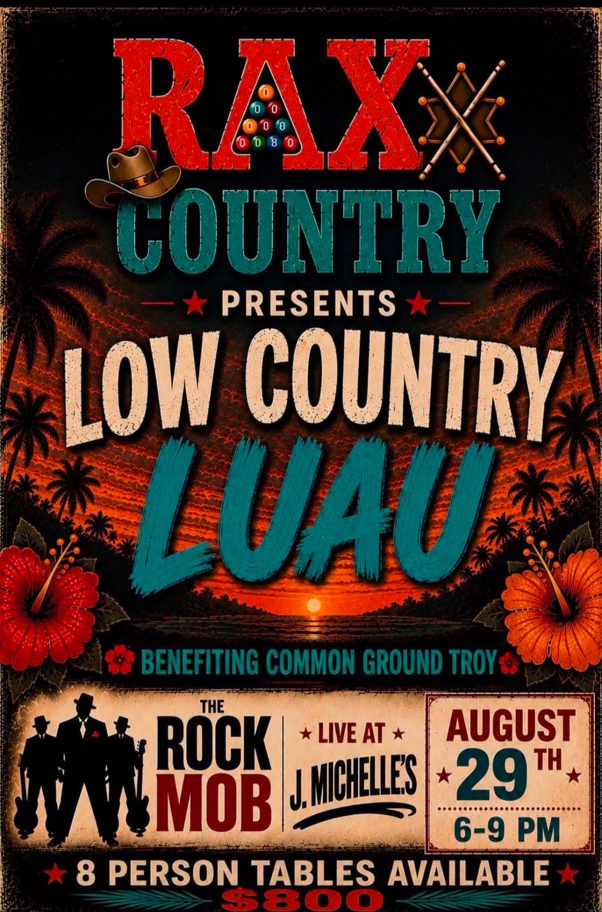 Rax Country throwing Low Country Luau event to benefit Common Ground Troy