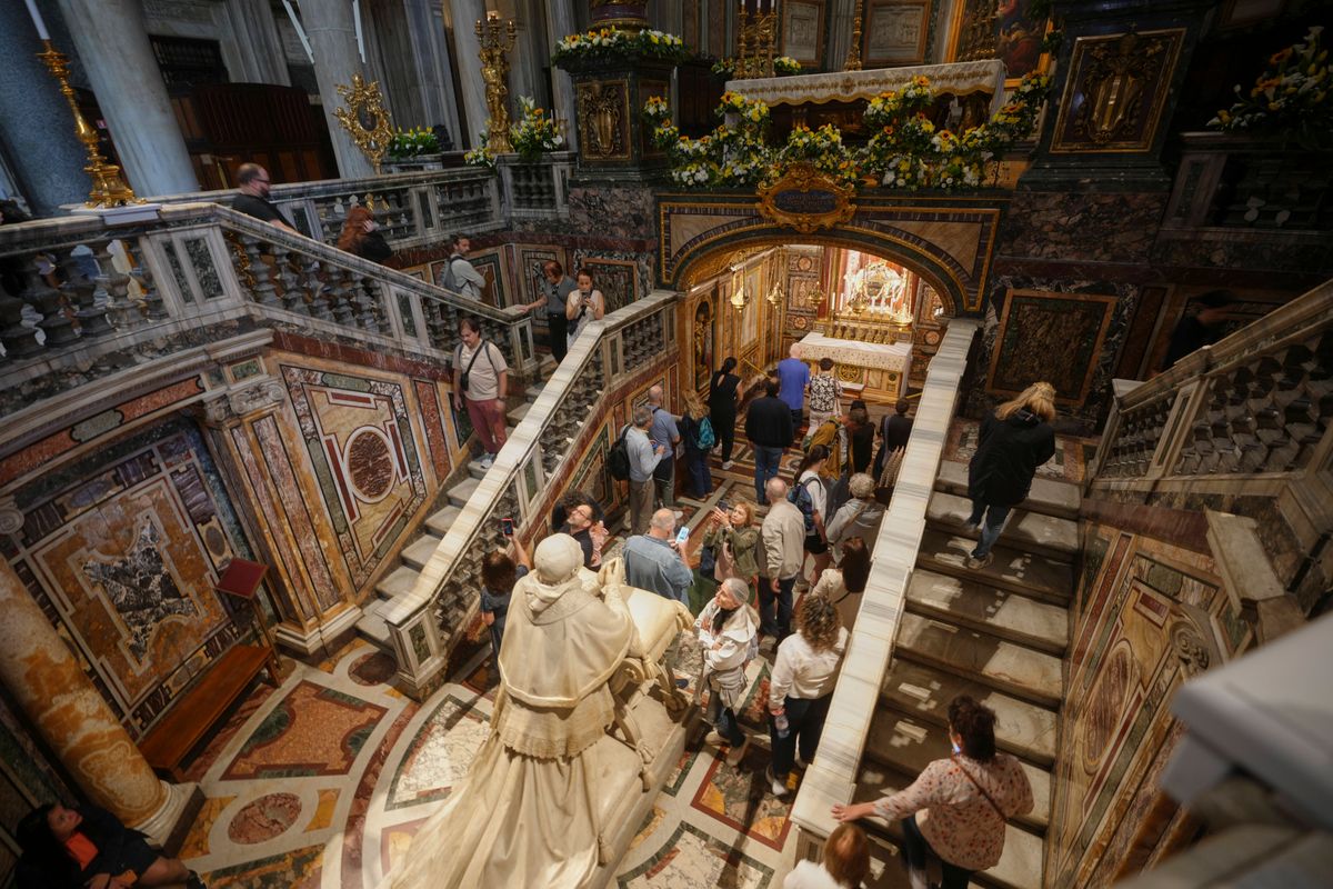 AP PHOTOS: The death of a pope begins a centuries-old ritual...