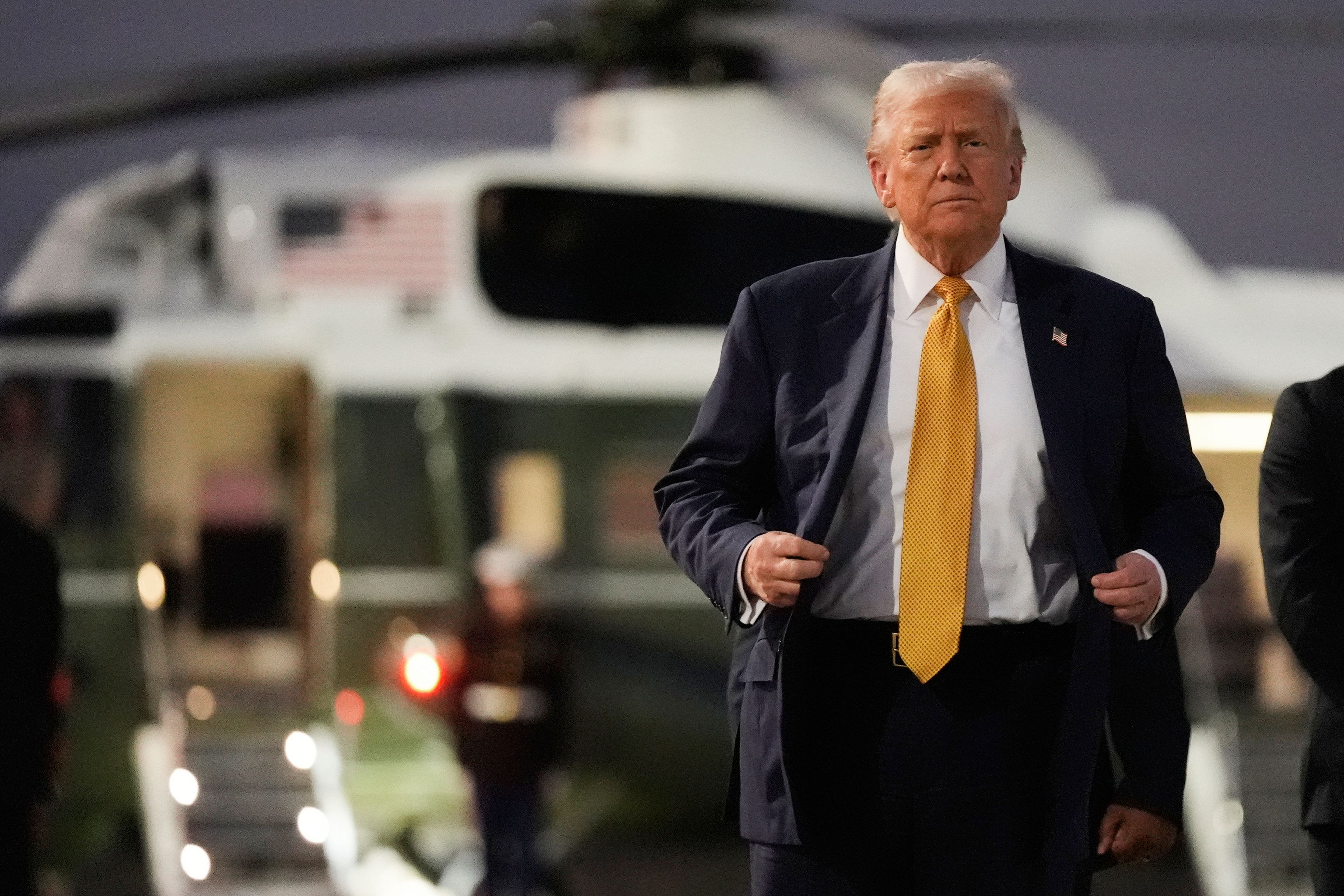 The Latest: Trump meets with newly elected Japanese Prime Mi