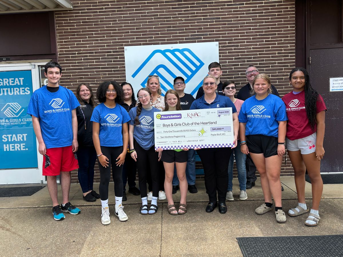 Poplar Bluff Boys & Girls Club receives $41K from Taco Bell ...