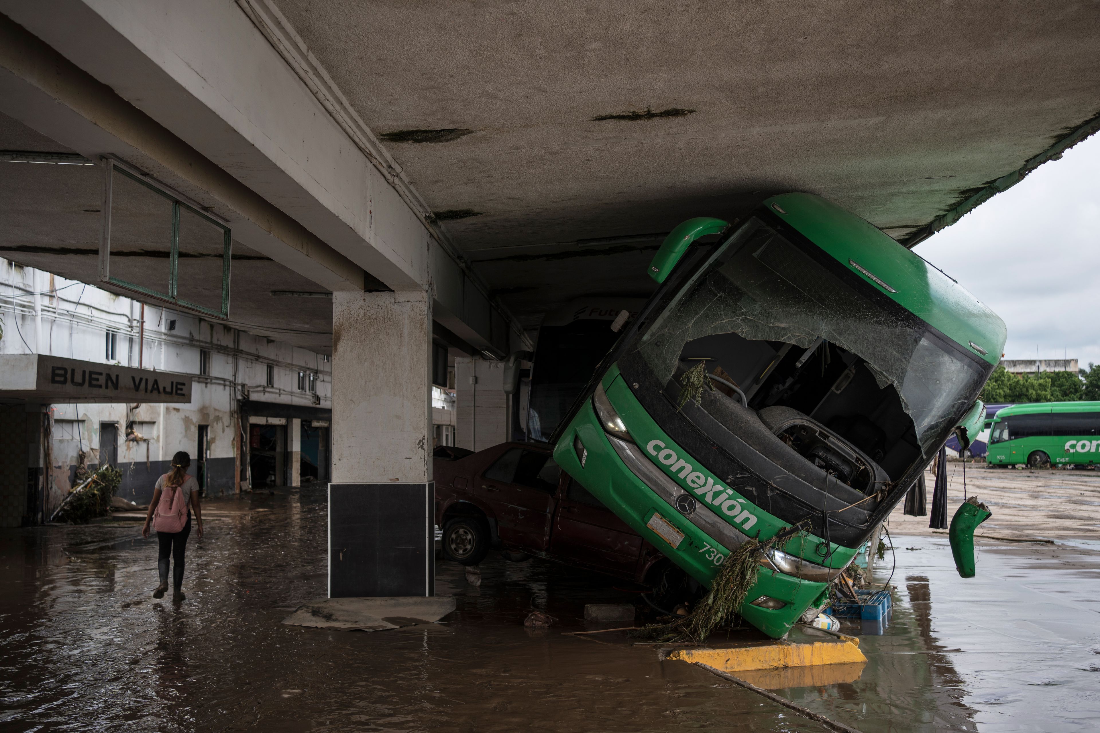 Photos of the aftermath of torrential rain in Mexico, image size:3840x2560