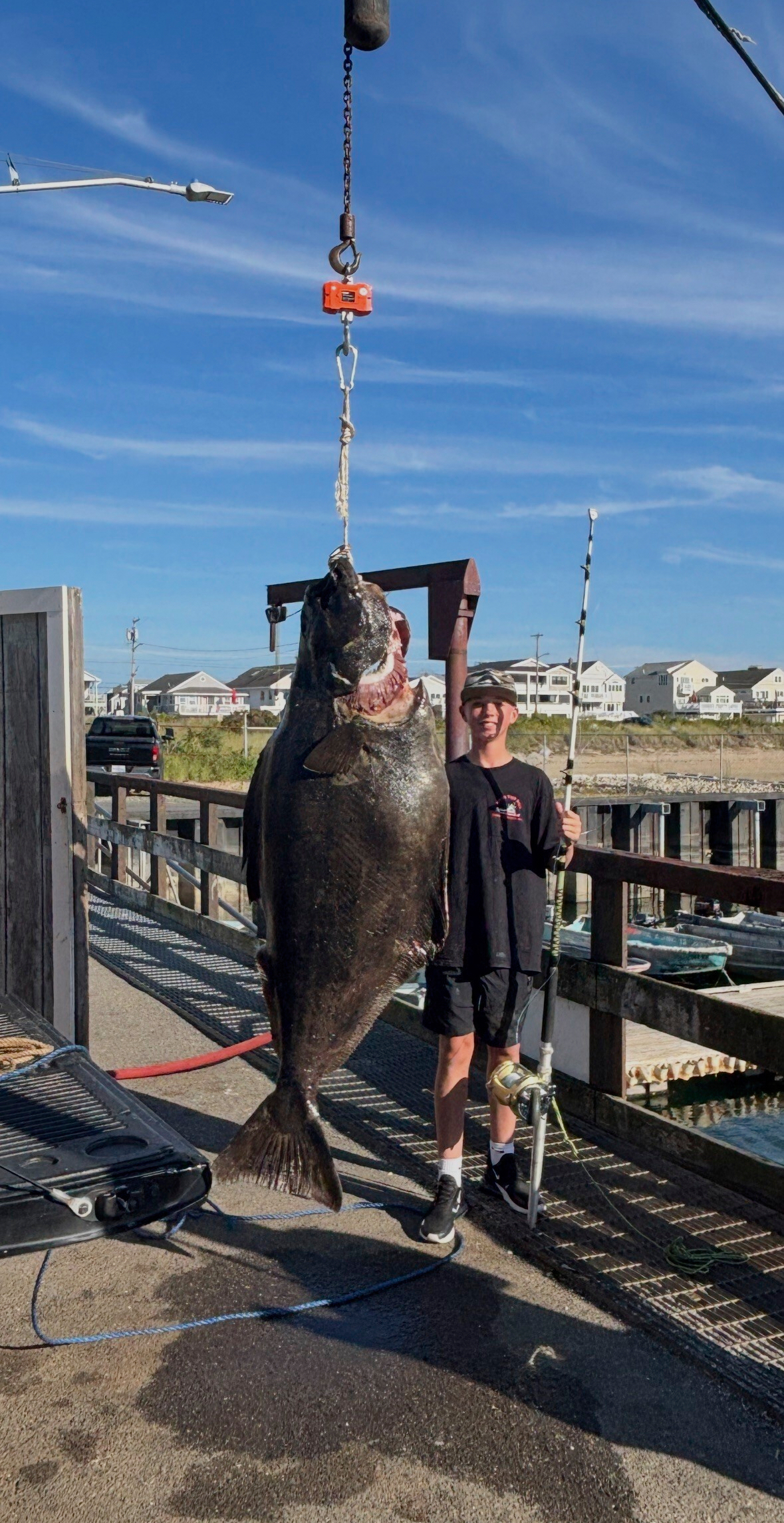 New Hampshire boy, 13, reels in 177-pound halibut while deep-sea