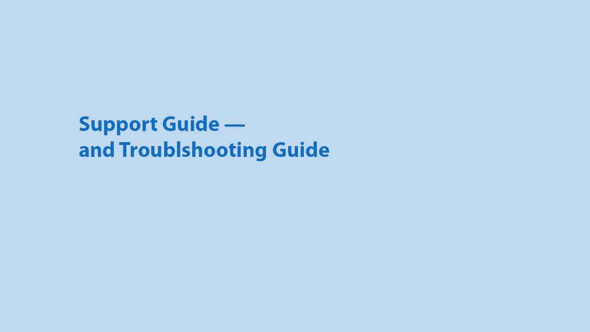 Help Guide Name Support Guide