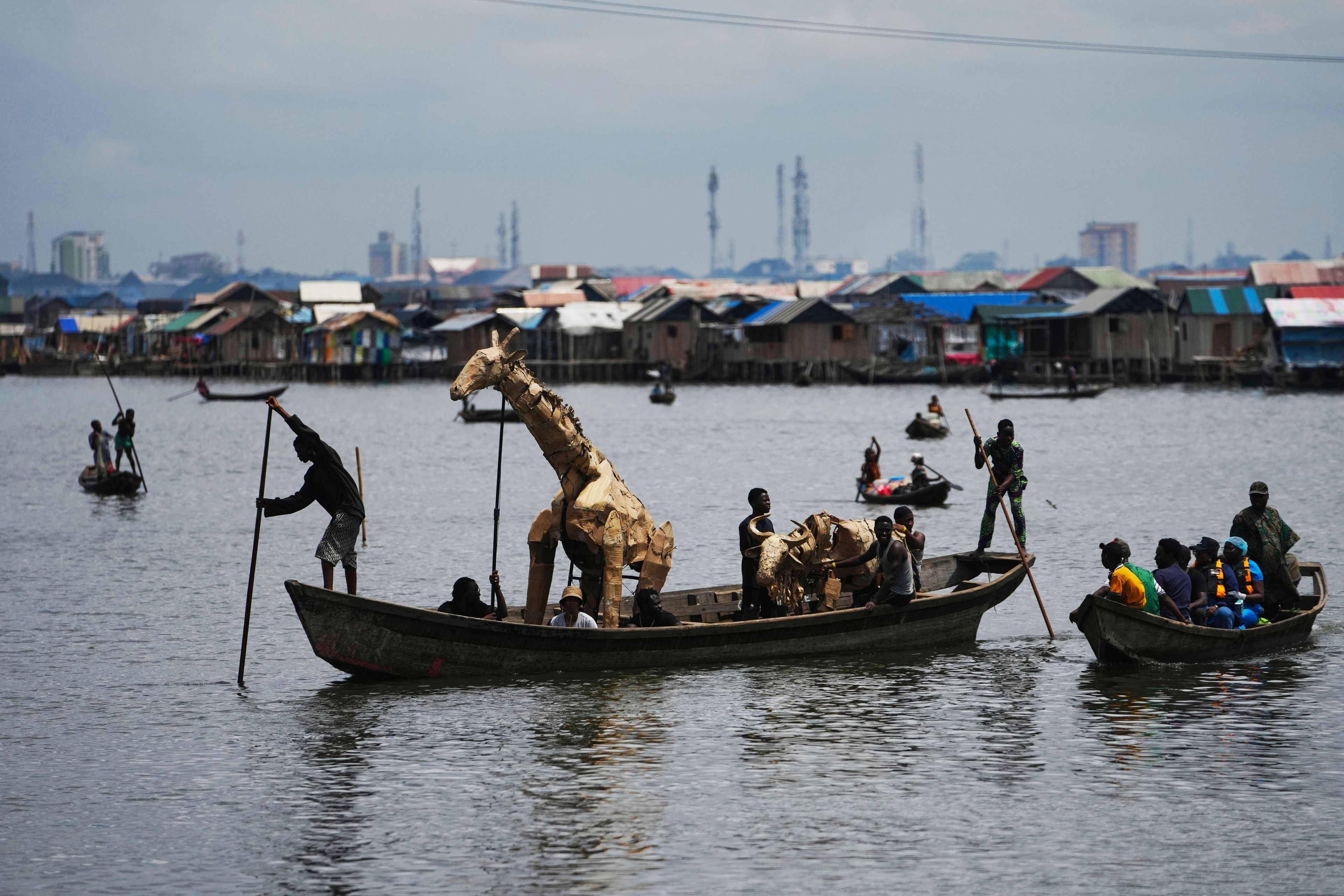 In Nigeria's floating slum, 'The Herds' tour spotlights clim