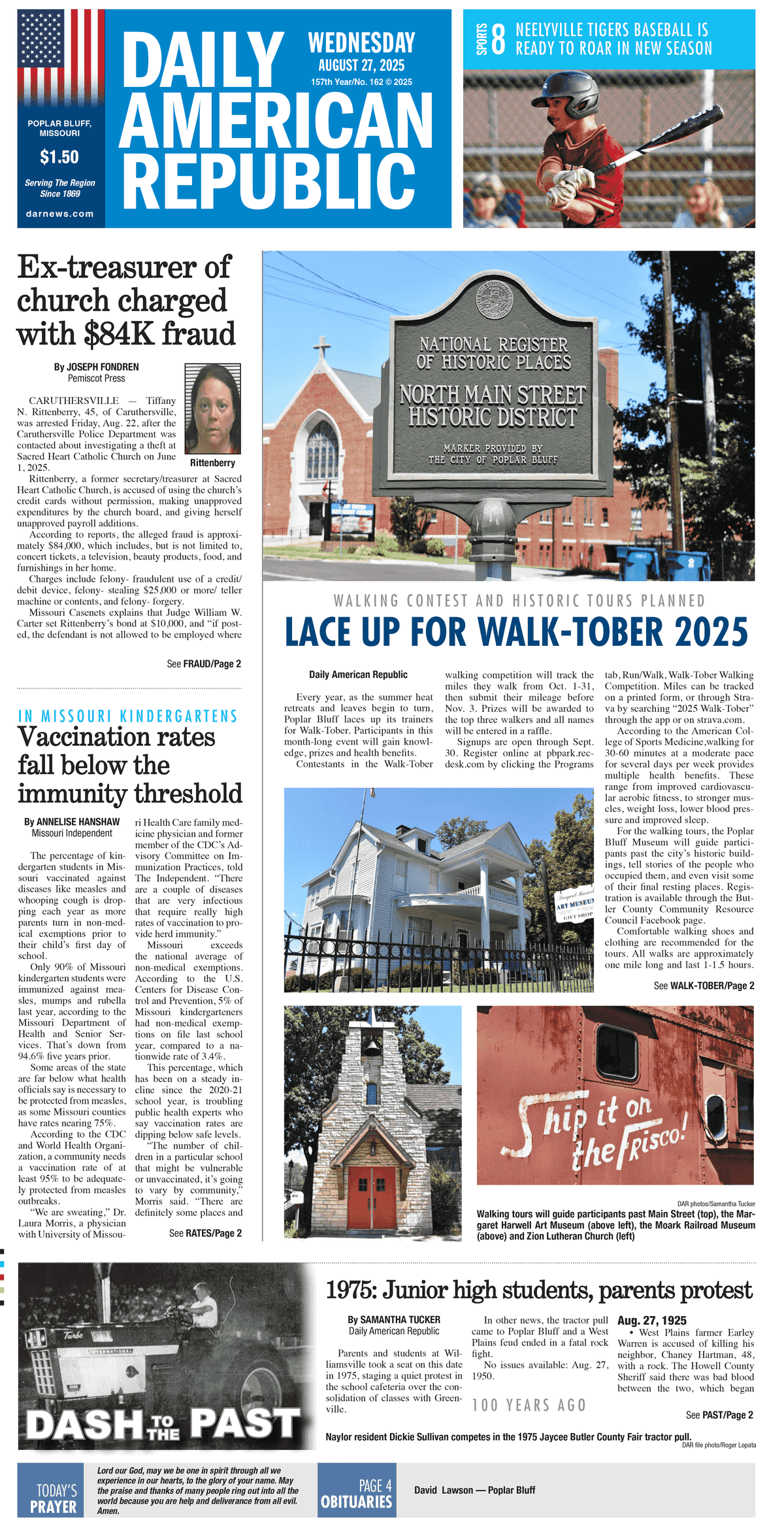 27 Aug August 27, 2025 - Wednesday: E-Edition