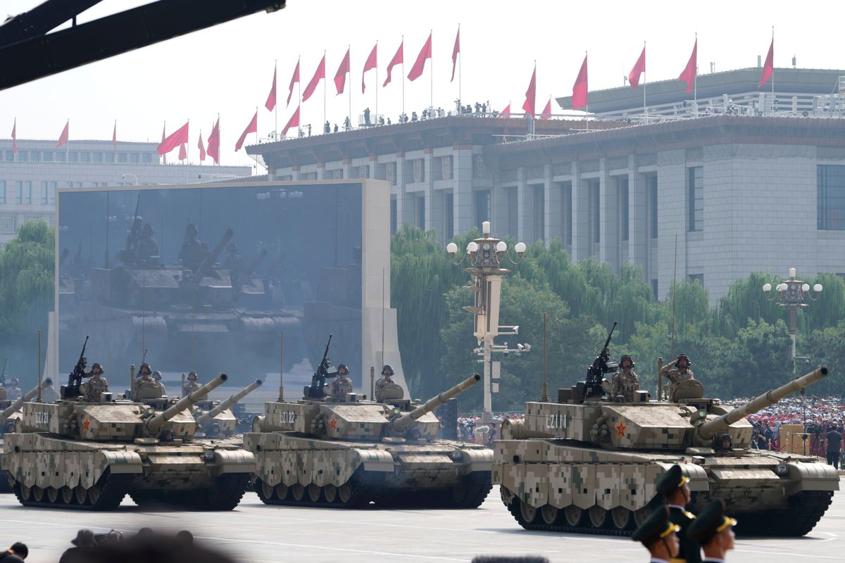 The weapons and military units on display in China's major p...