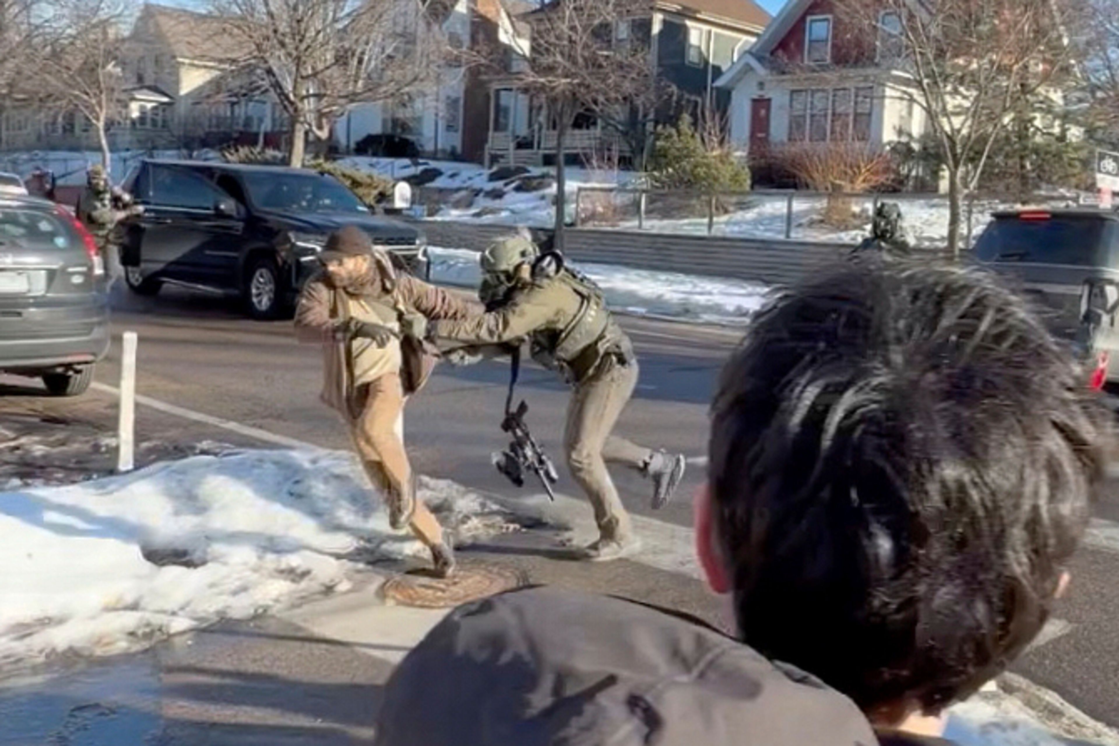 New videos show Alex Pretti scuffle with federal officers in ...