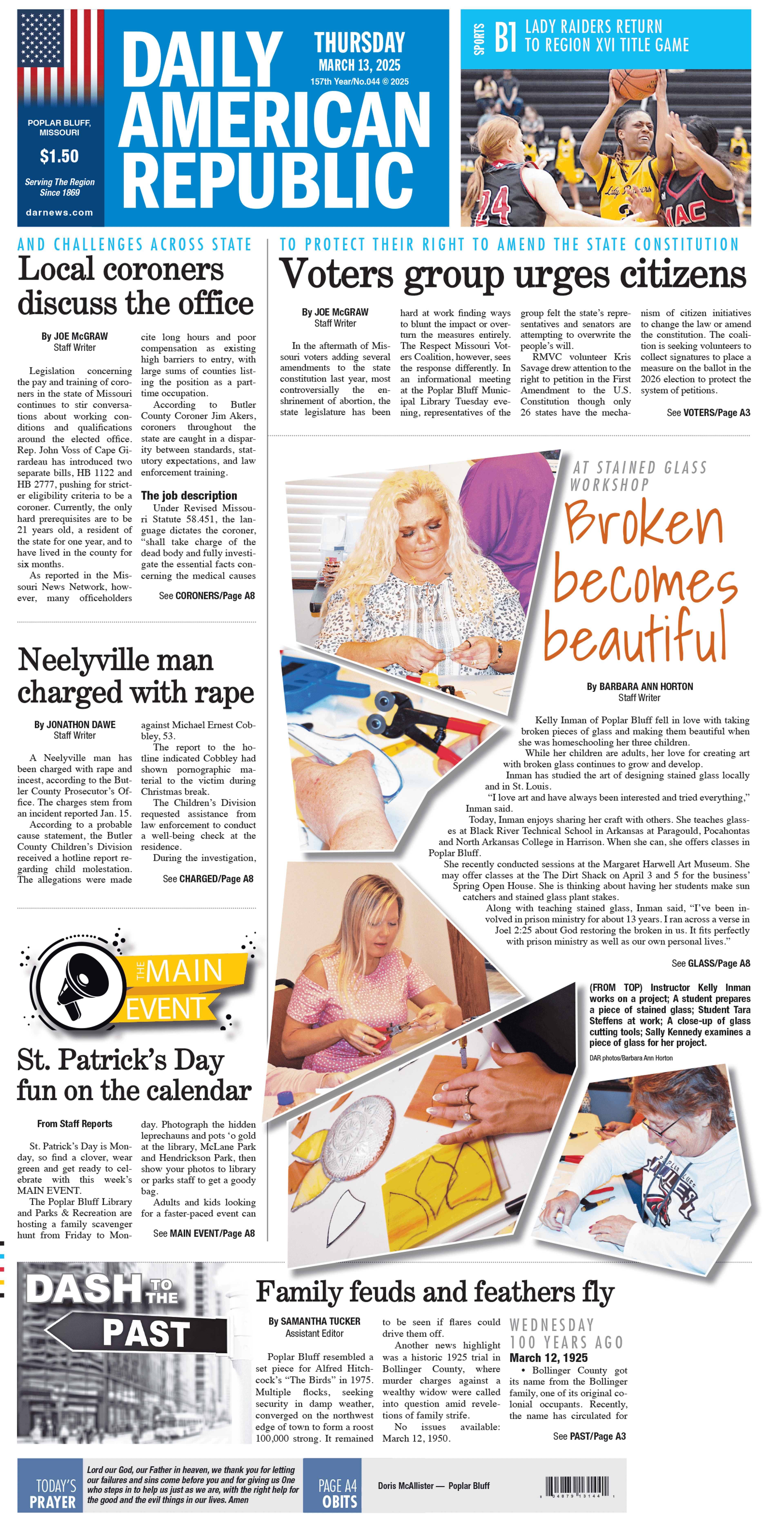 March 13, 2025 - Thursday: E-edition