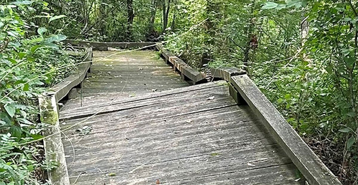 Creekside Park boardwalk needs major repairs