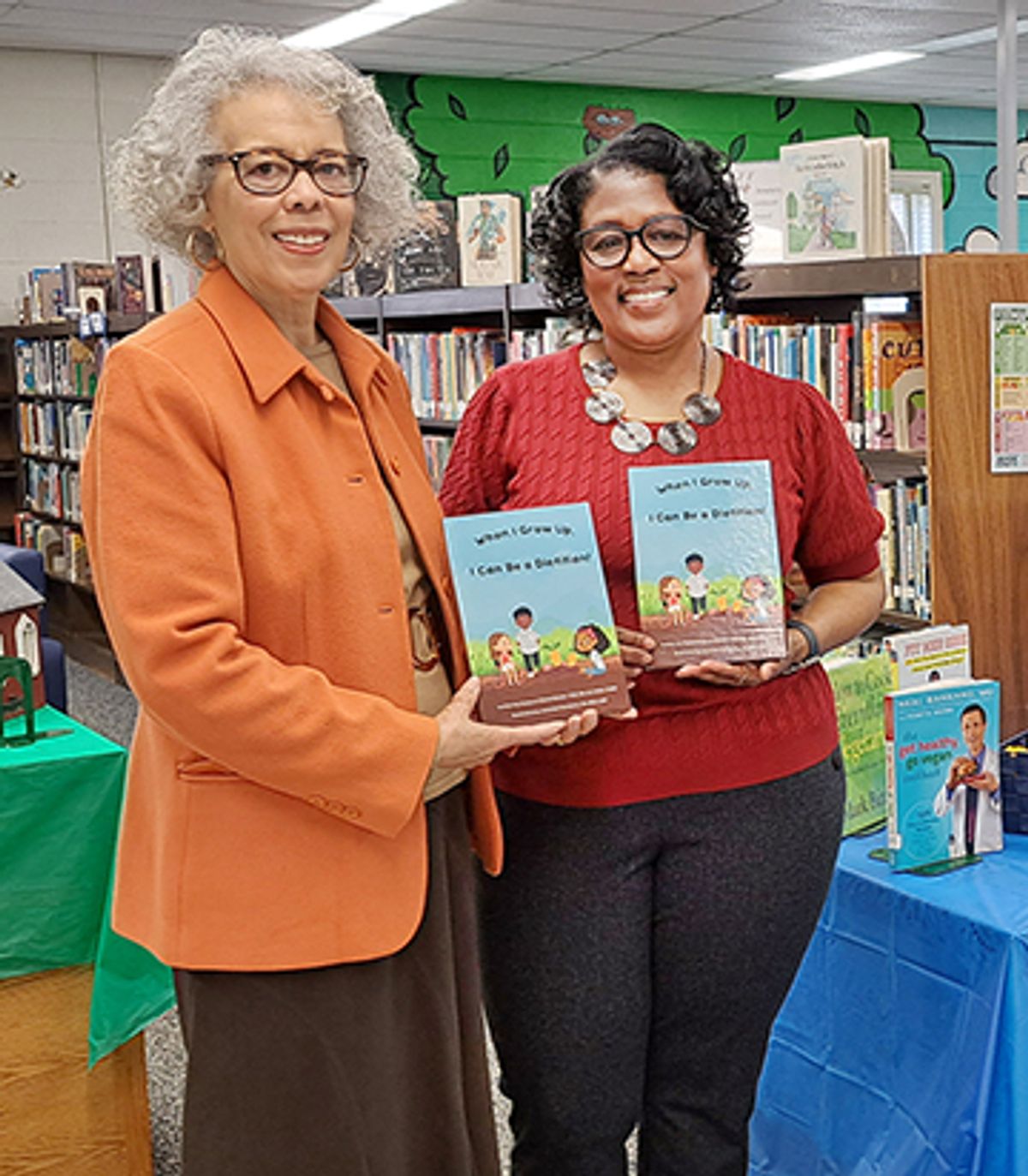 Children’s book presented to Northampton Memorial Library for National Nutrition Month
