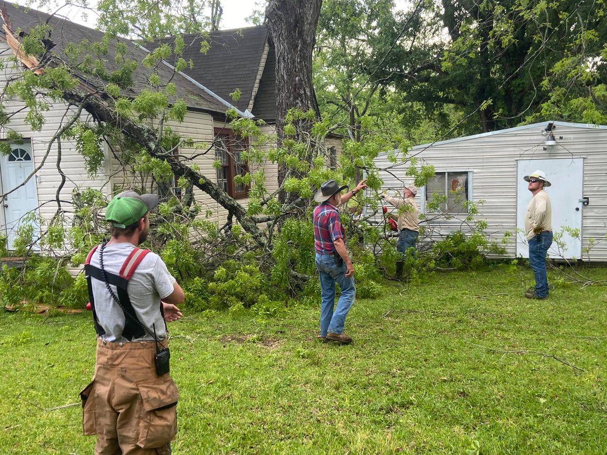 High winds cause damage in county