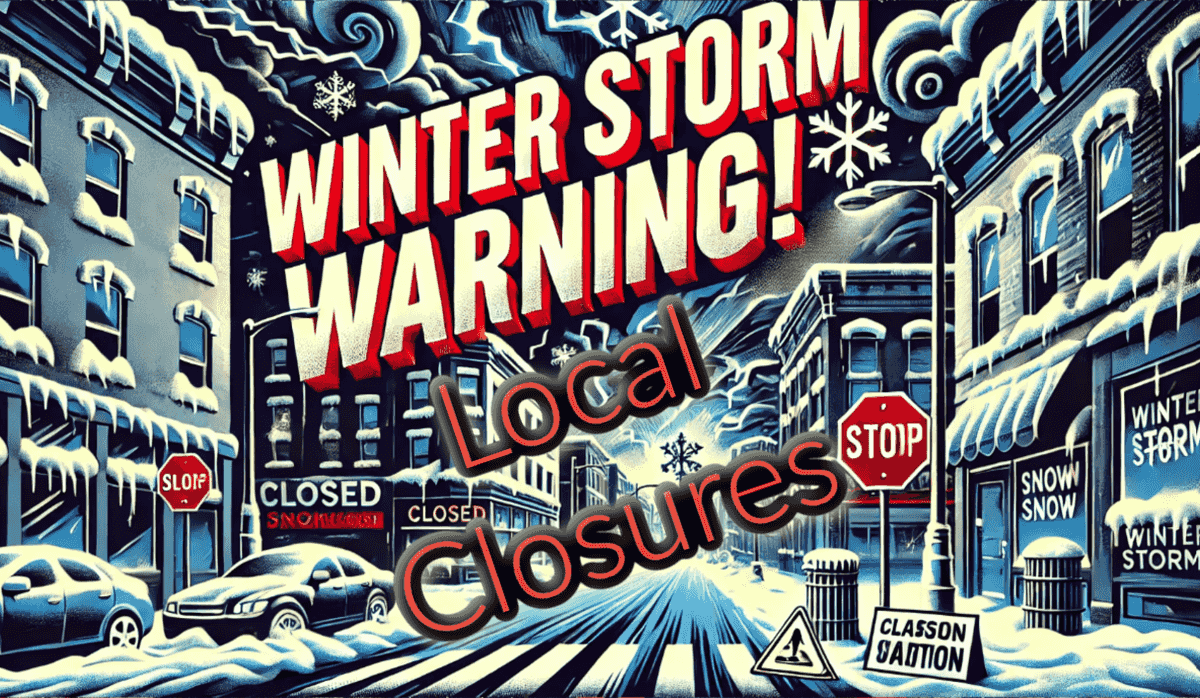 Winter storm warning prompts closures across Crenshaw County