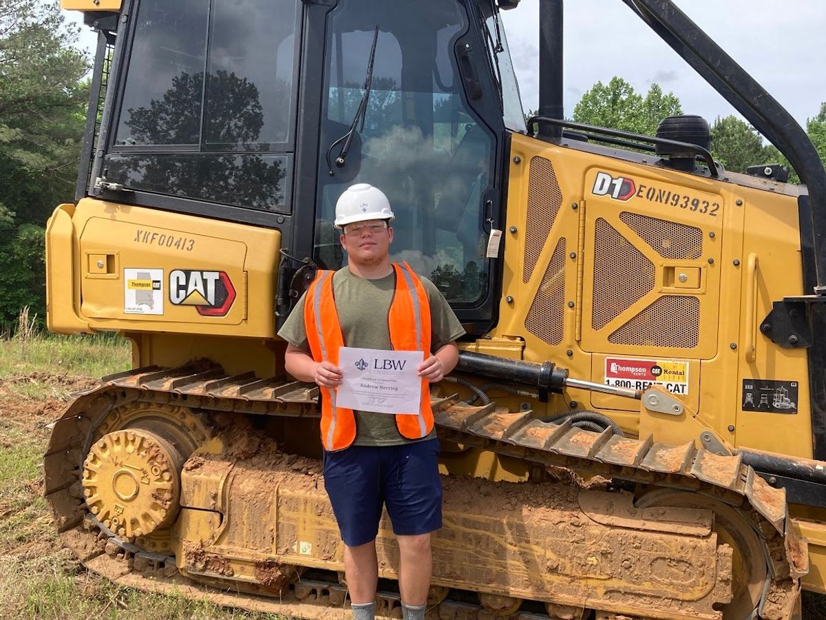 Seniors Earn Bulldozer Certification
