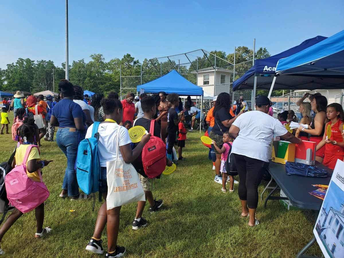 Children's Rally Families attend Back to School Rally