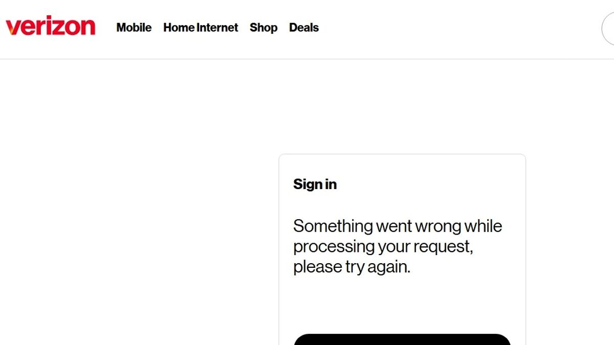 Verizon acknowledges widespread outage&nbsp;