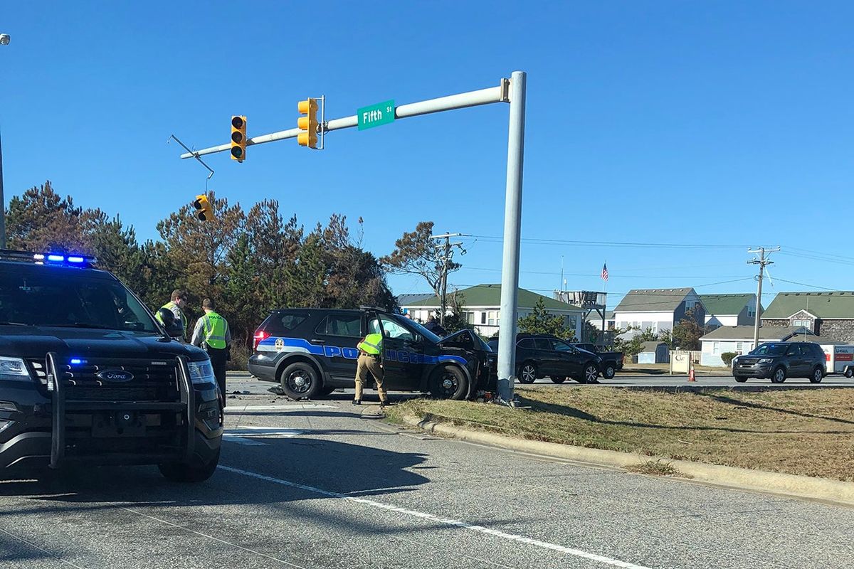 Kill Devil Hills police officer involved in onduty collision