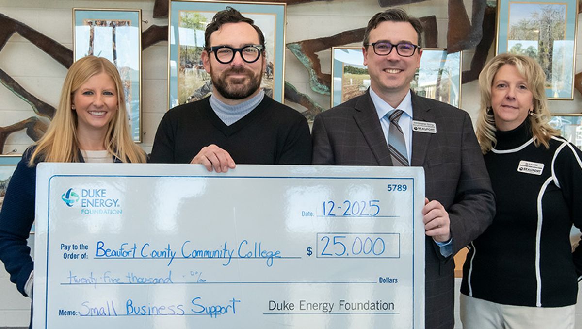BCCC Small Business Center awarded $25,000 grant from Duke Energy Foun...