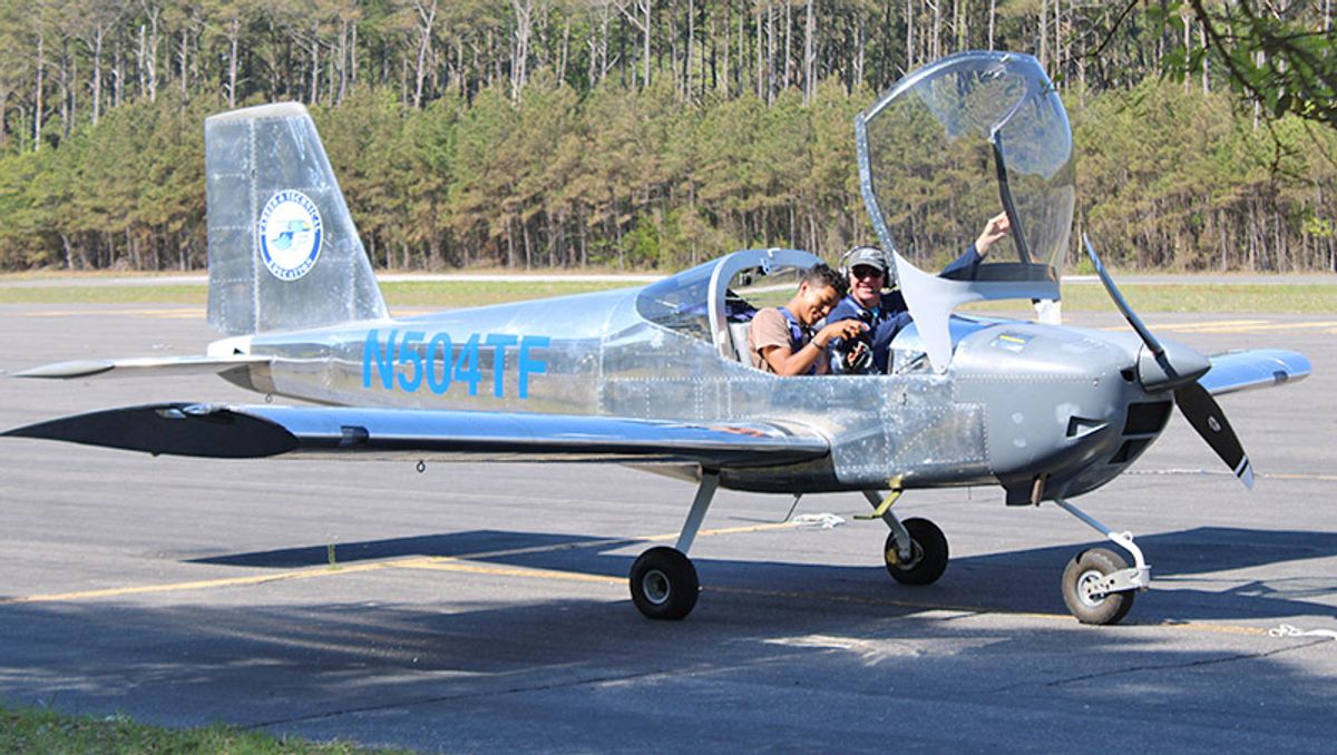 Student-built plane takes flight!