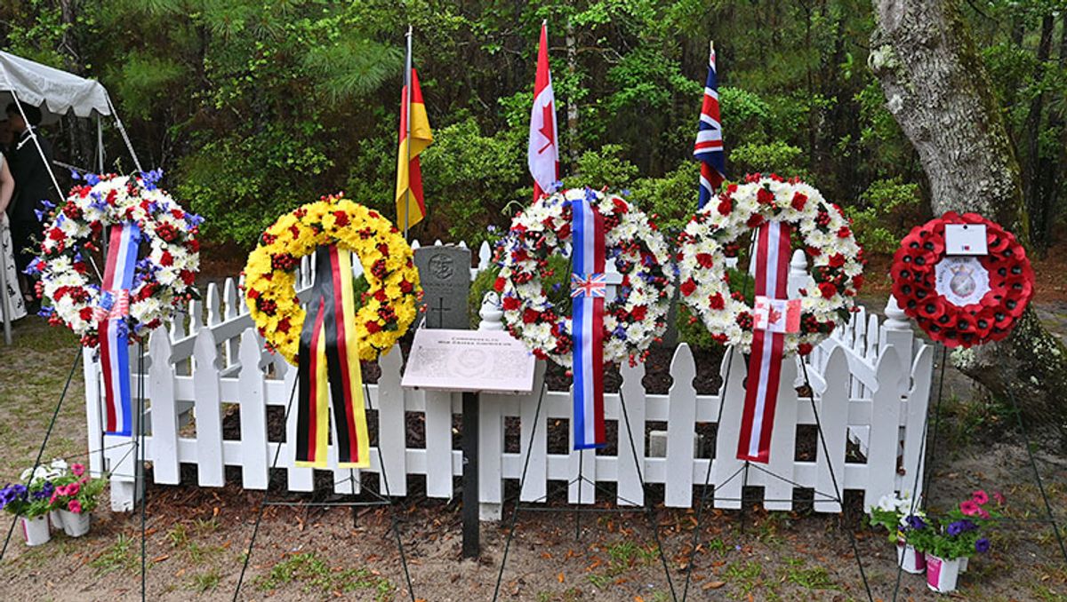 Memorial service held at Buxton British Cemetery