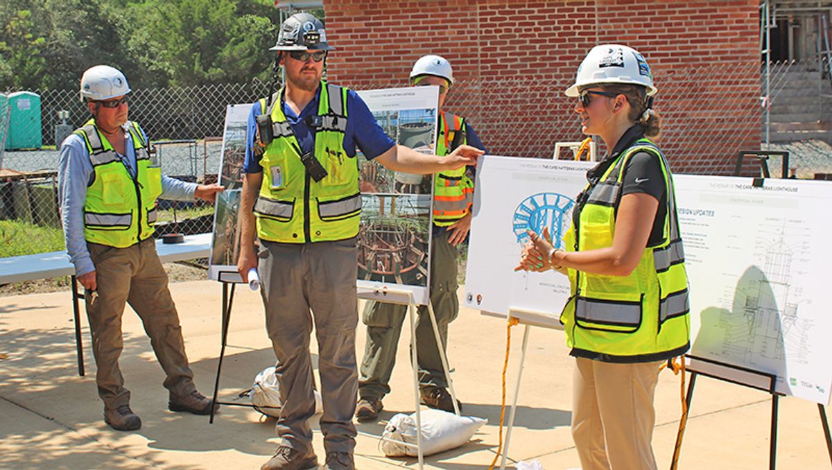 Cape Hatteras Lighthouse: Update on extensive renovation pro...