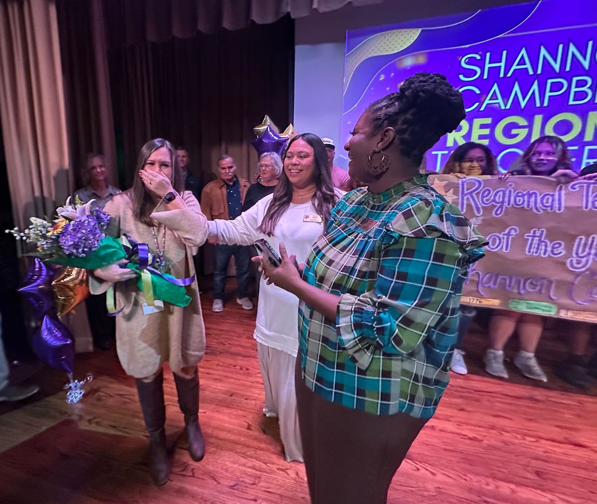 ‘She’s already a winner’: Campbell named Regional Teacher of the Year