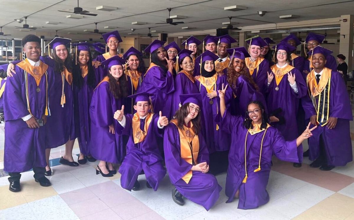 Early college graduates celebrate milestones