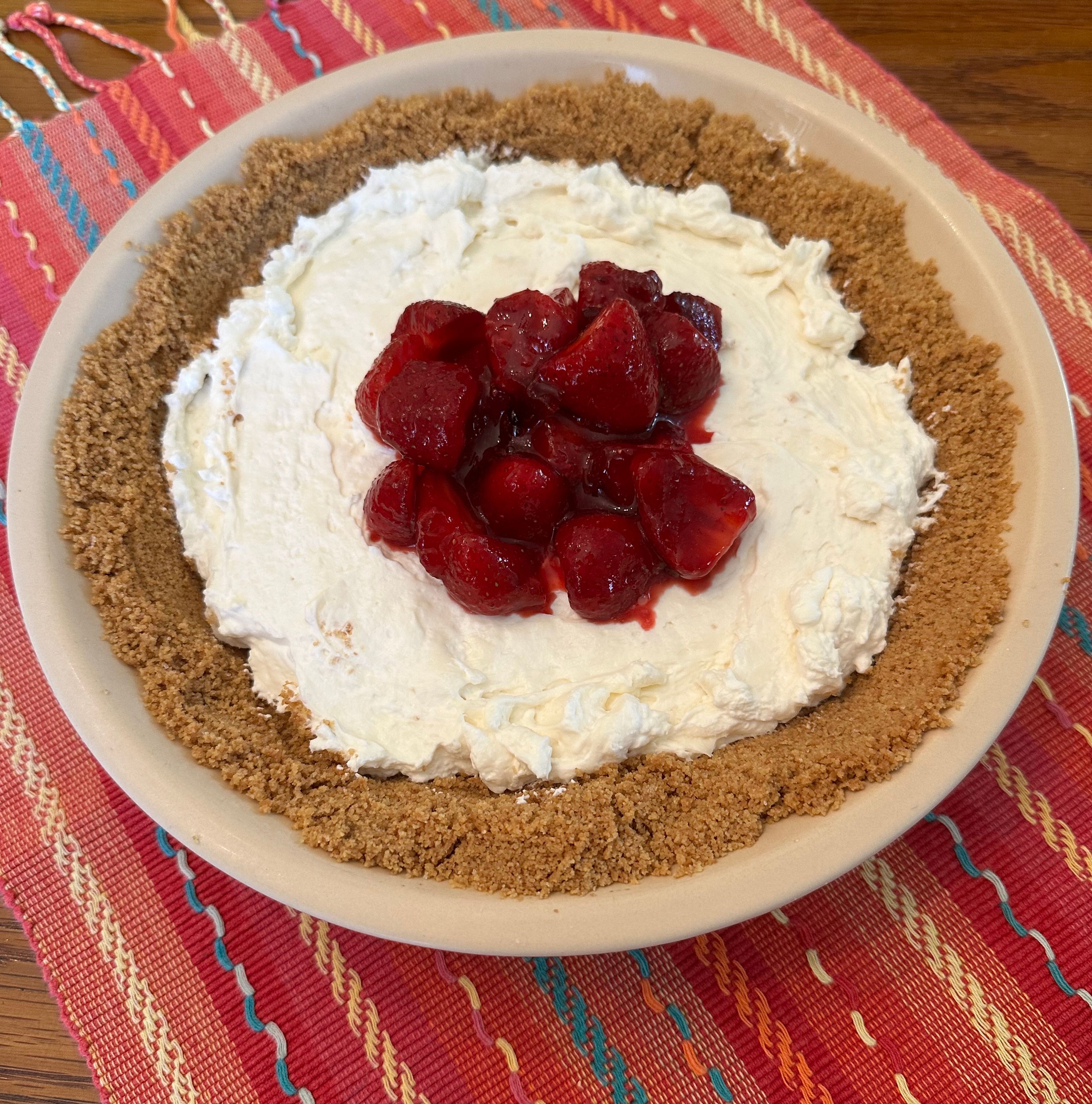Rather Be Cooking: Fresh strawberries the crowning touch for this pie