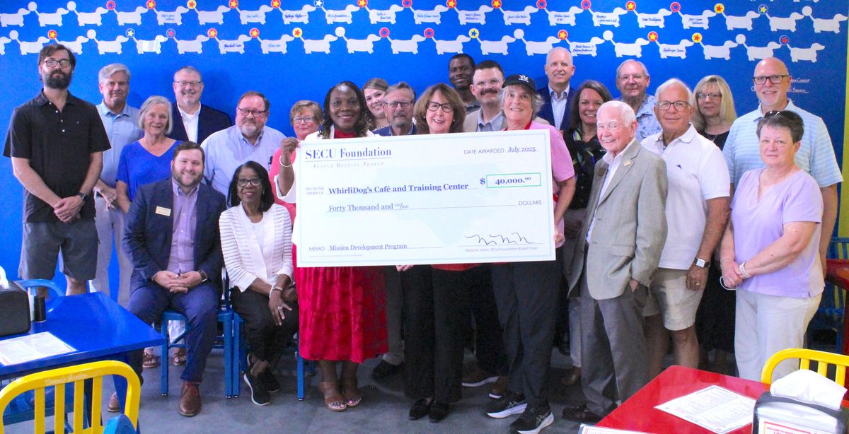 SECU Foundation donates $40,000 to Whirlidogs