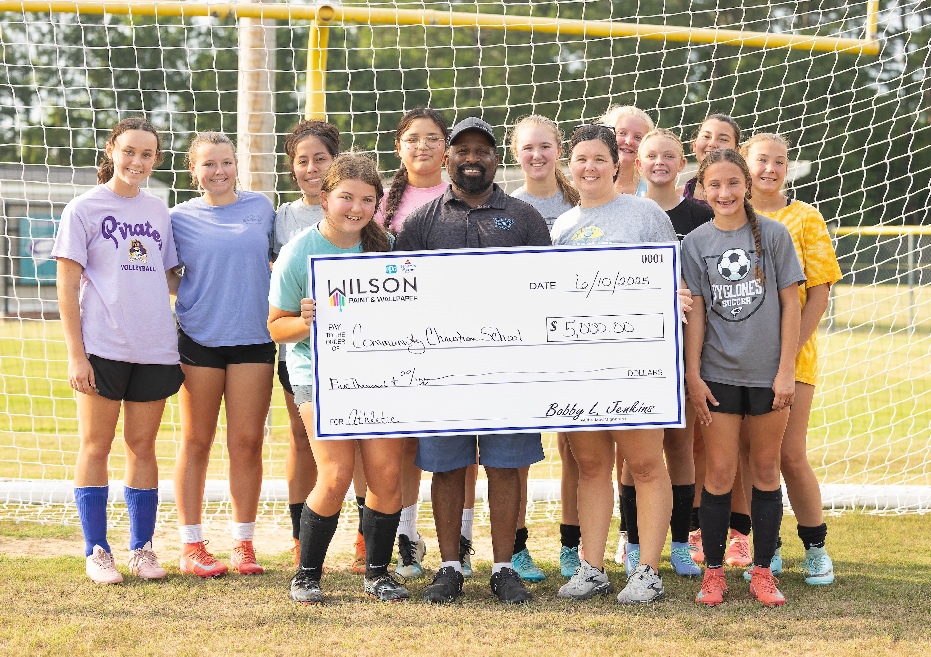 Donation supports athletic banquet