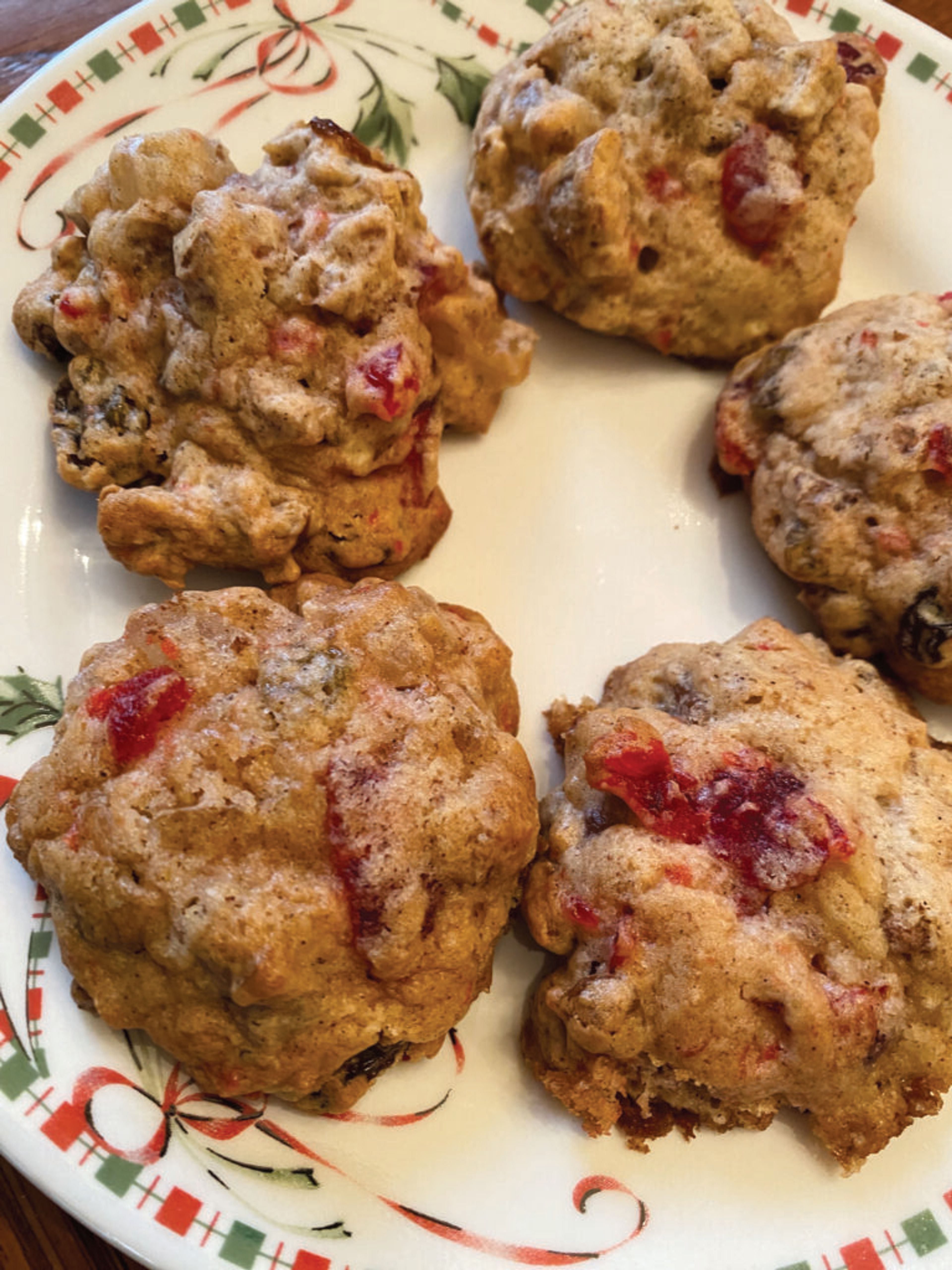 These fruitcake cookies are packed with goodness.