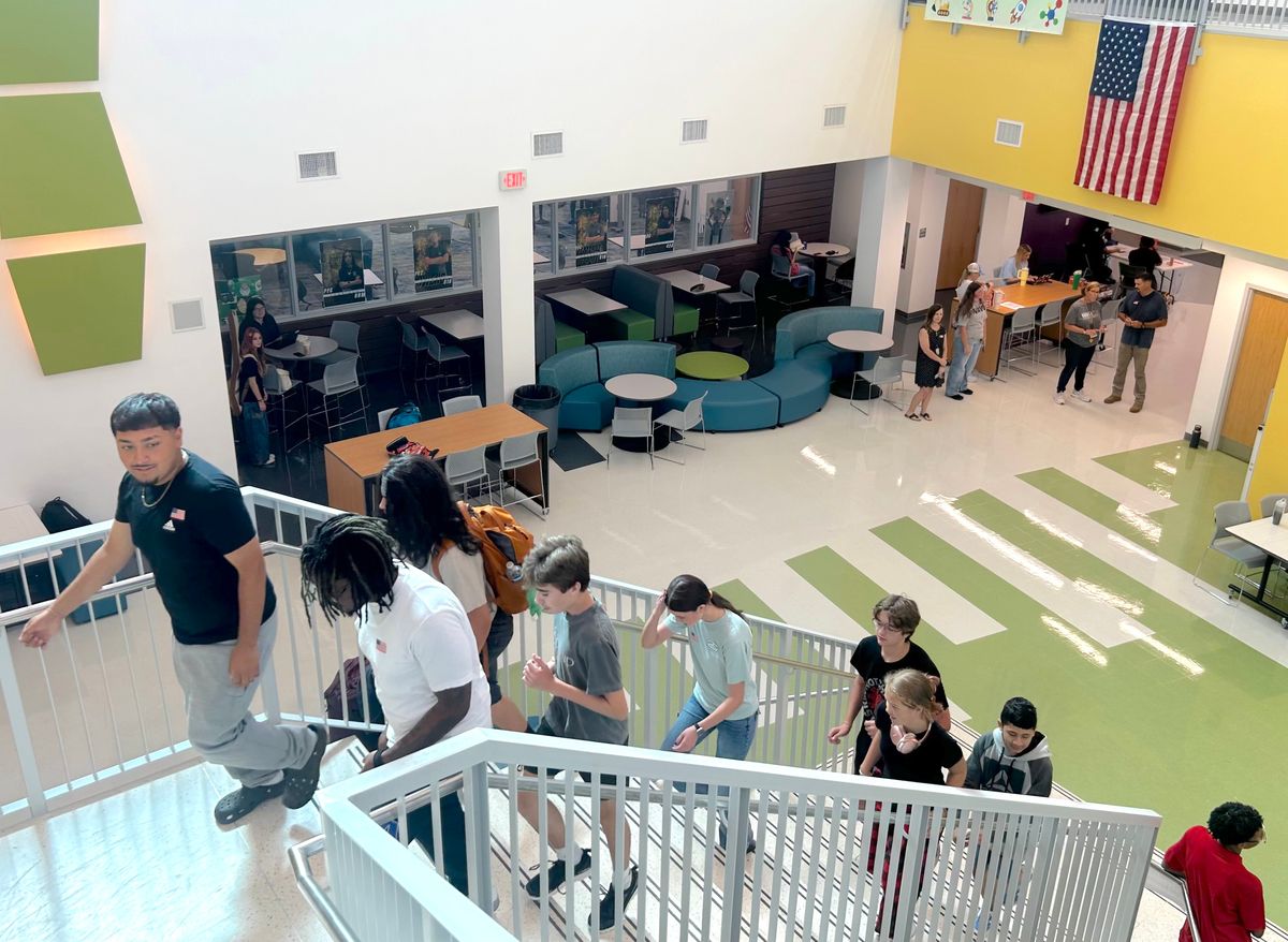 WAAT students, community honor 9/11 with stair climb