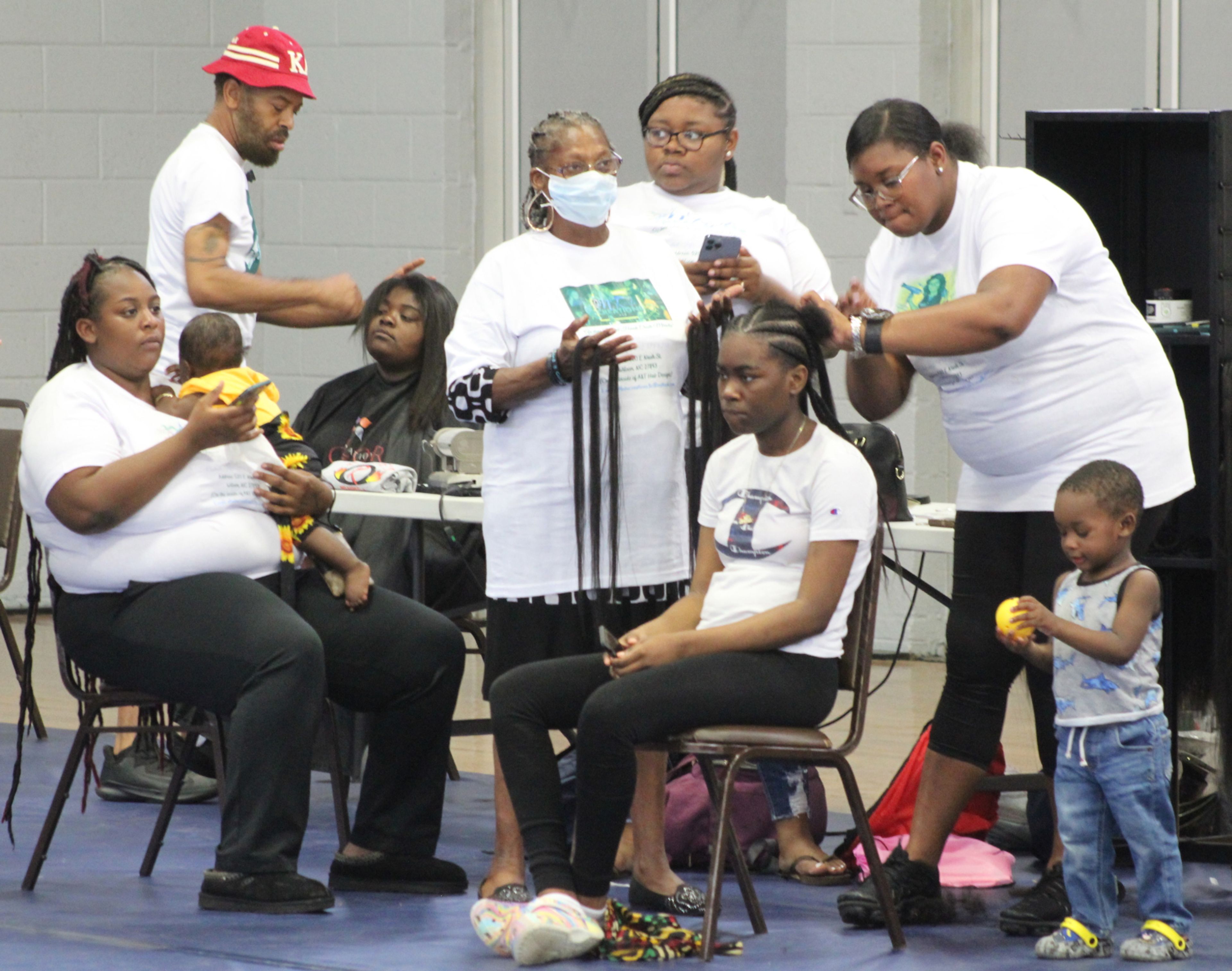 Free haircuts prepare students to start school