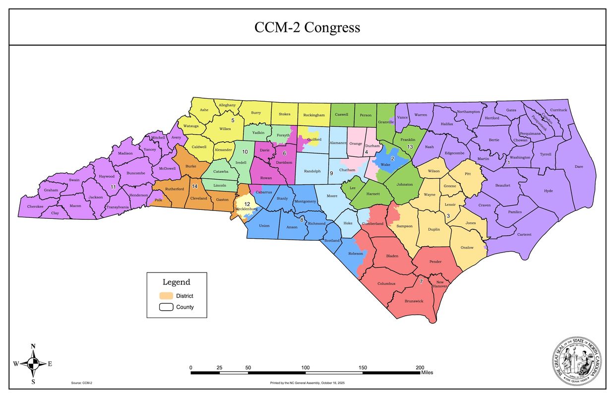Yes North Carolina s new congressional map is gerrymandered