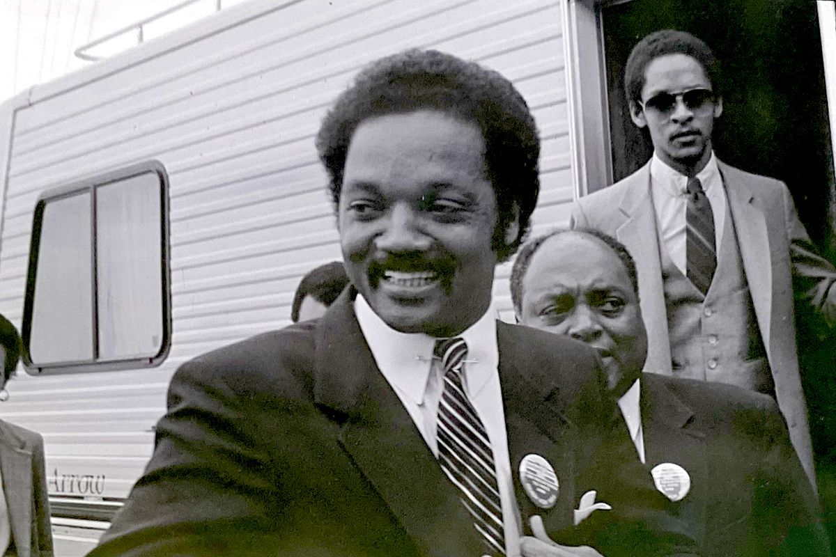 Jesse Jackson visited Wilson during presidential campaign