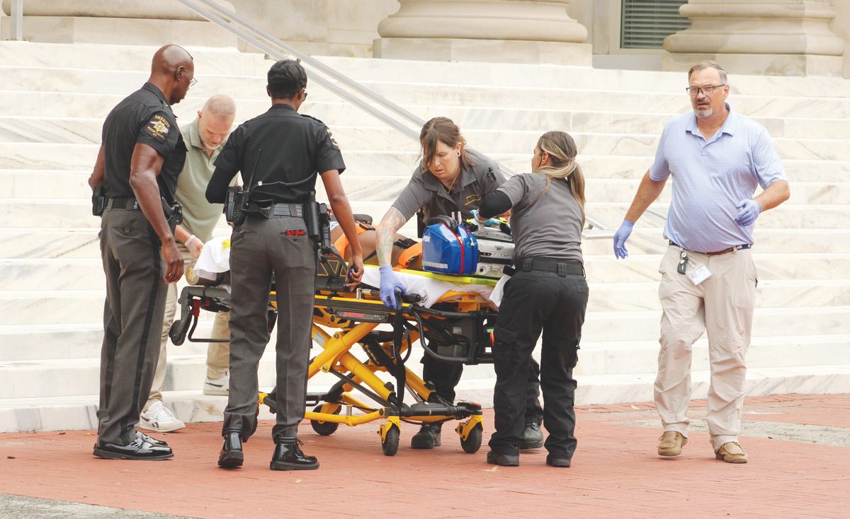 Downtown shootings leave 4 injured, including police officer and deputy