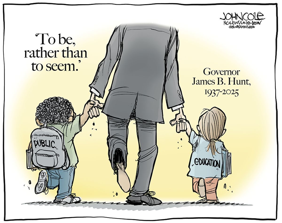 Gov. James B. Hunt Jr.: A splendid leader