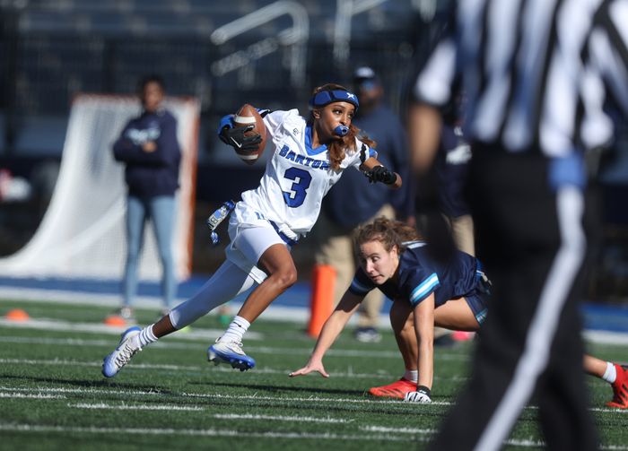 Barton flag football demolishes VWU 120-0 in debut