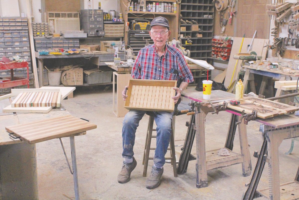 Marion Griffin still in workshop at age 87