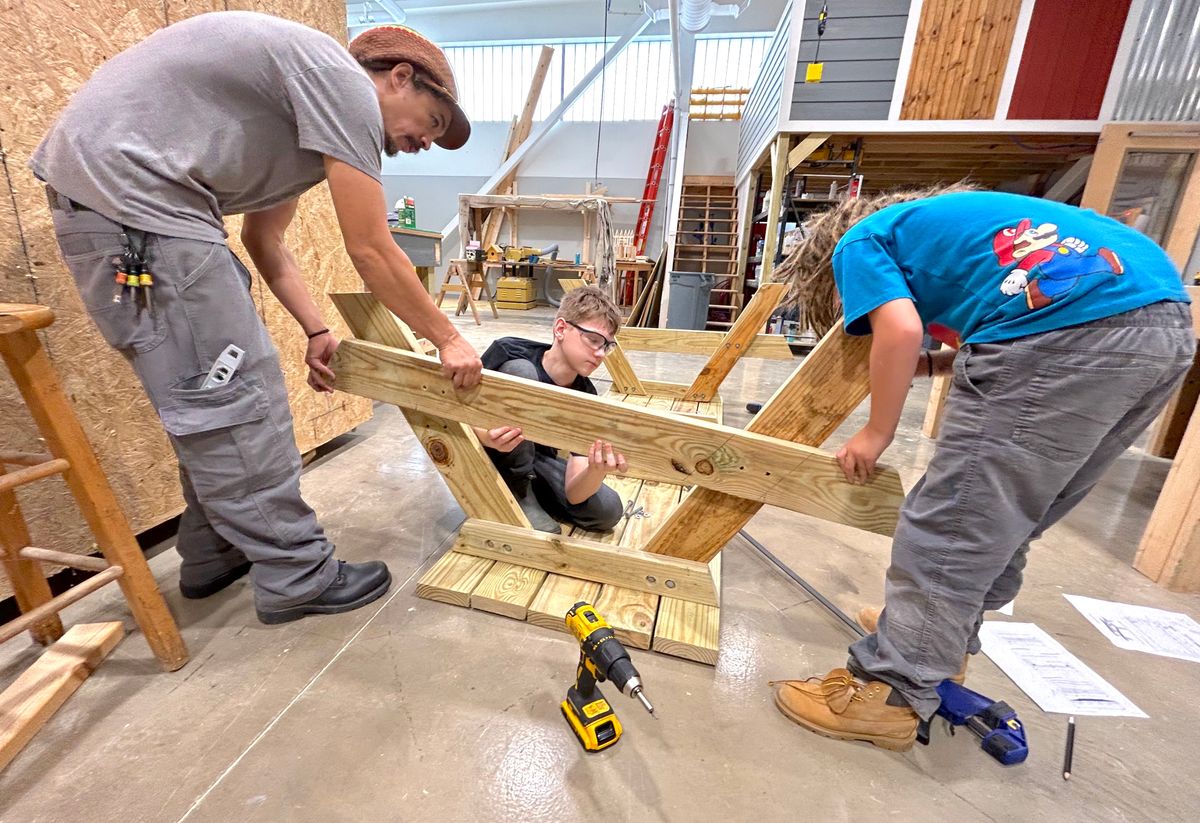 Carpentry camp teaches kids the trade